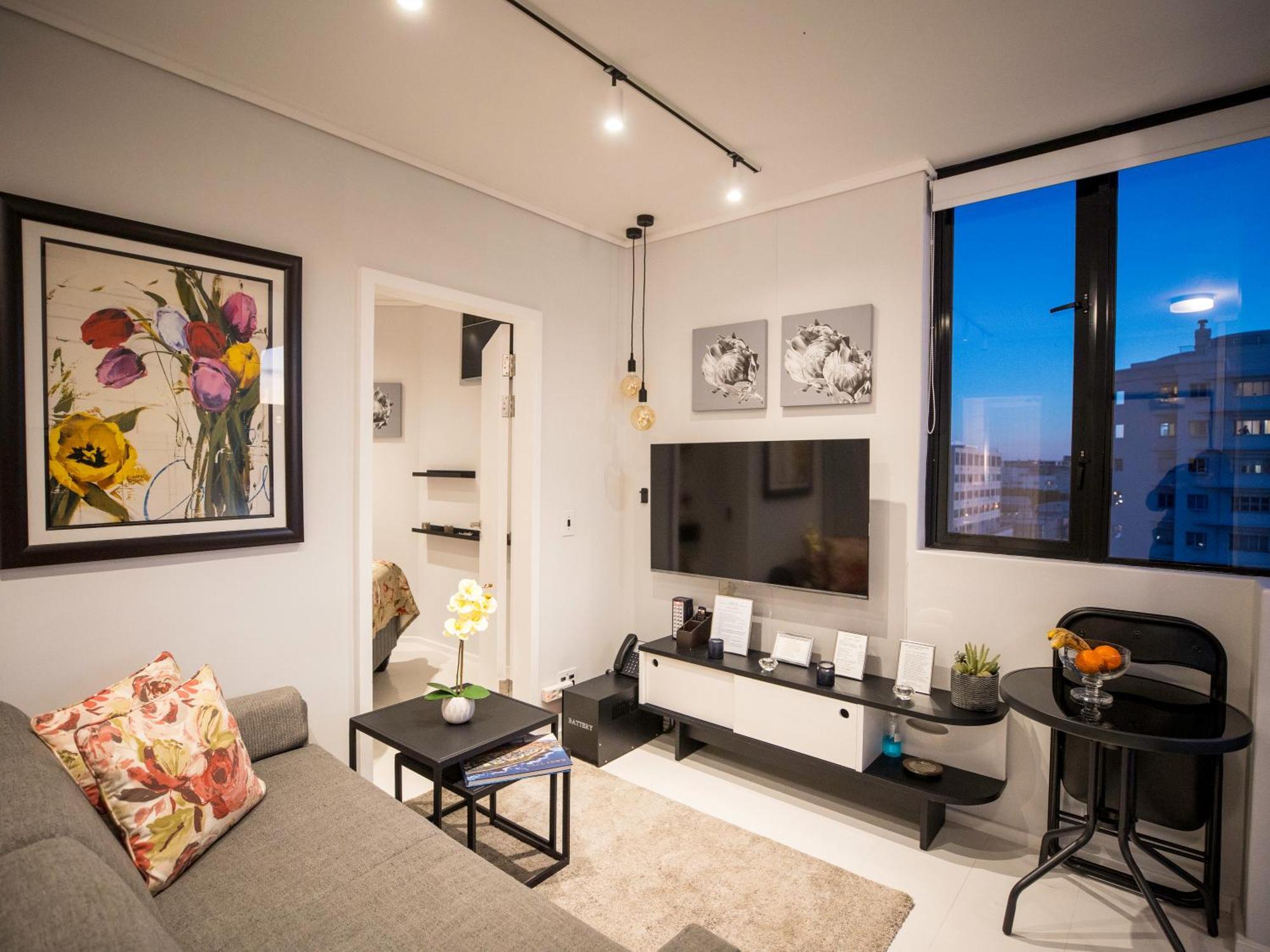 Flamingo Sea Point Sea View Luxury Best Position 1 Bedroom Apartment Queen Size Bed & Inverter For Tv Cape Town Eksteriør bilde